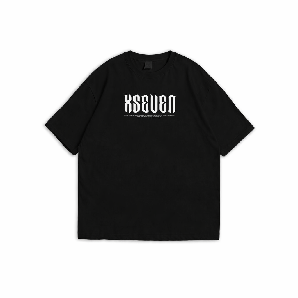 SKULL ROUNDED NECK OVERSIZED TSHIRT